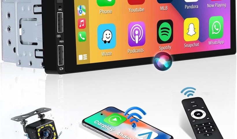 Test : autoradio 1 Din CarPlay Android Auto sans fil