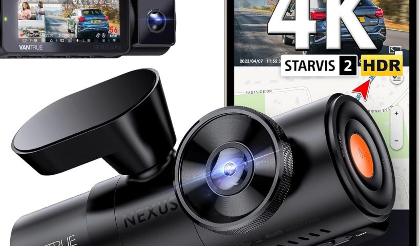 Test de la dashcam Vantrue N4 Pro 360°