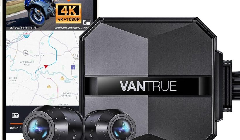 Test de la caméra moto Vantrue F1 4K : performance et sécurité