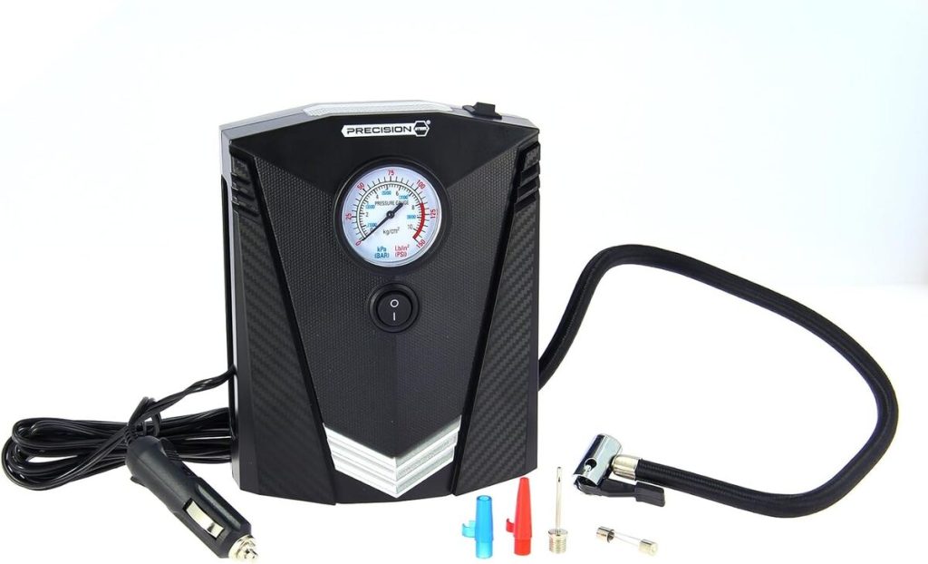 Compresseur D'air Sans Fil DUNLOP 12V - Portable Avec écran Digital, Lampe LED, Pour Pneus Et Gonflables