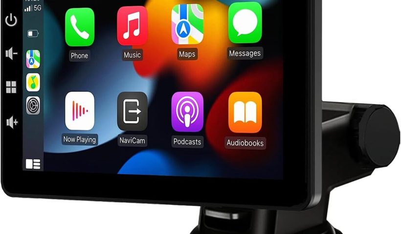 Test de l'autoradio Carplay sans fil 7 pouces : écran tactile portable et assistant vocal