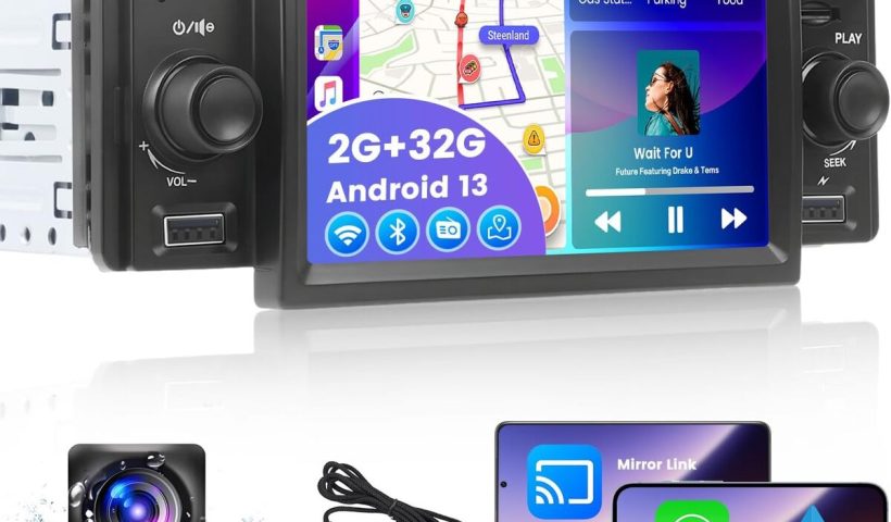 Test de l'autoradio Inefala Android 13 avec carplay et caméra