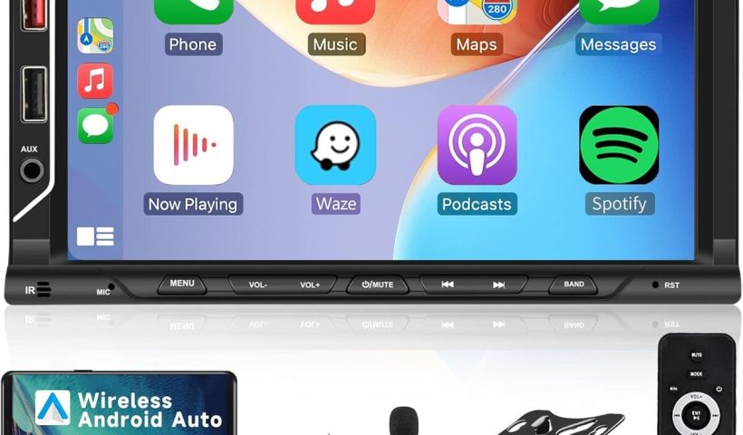Test de l'autoradio sans fil Carplay 2 Din : écran tactile et caméra de recul