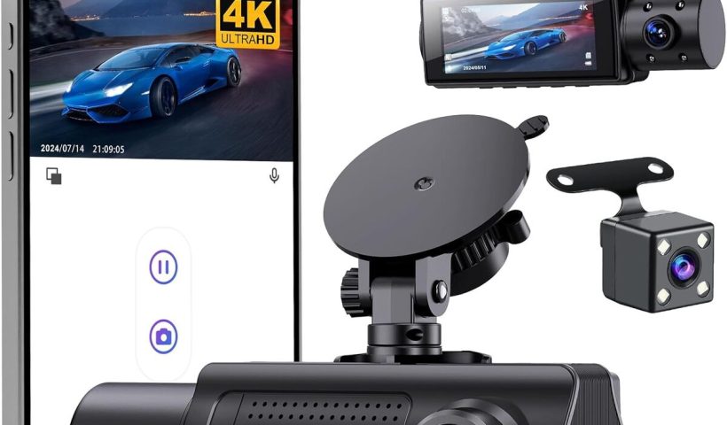 Test de la dashcam 360° SHRINLUCK X5 : performance et sécurité en voiture