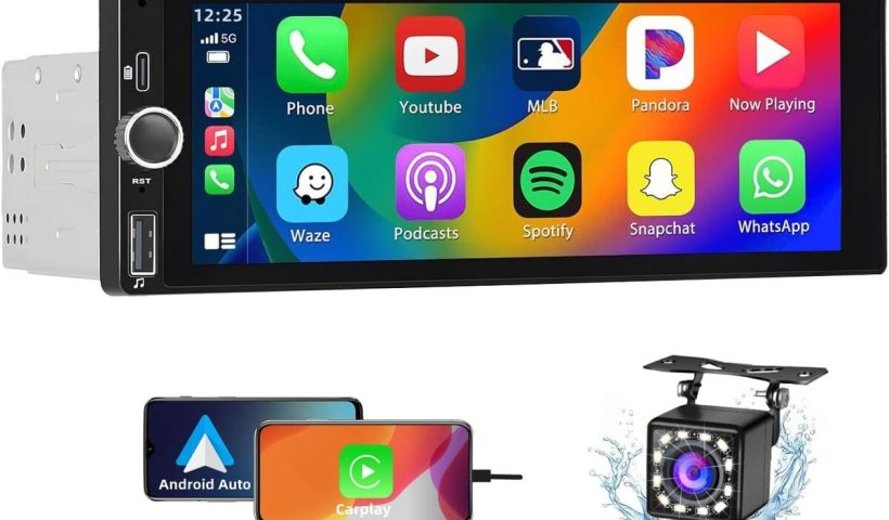 Test de l'autoradio 1 DIN : carplay, android auto et caméra de recul