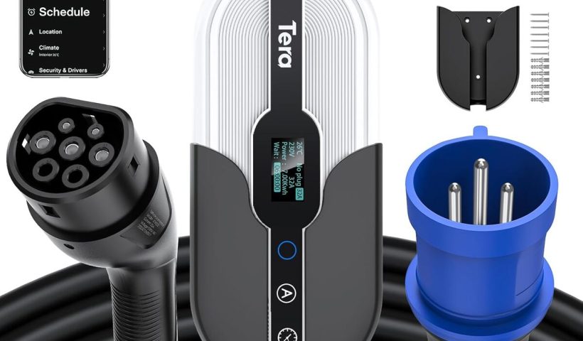 Test du chargeur Tera Smart EV Wallbox 7, 6 kW : efficacité à domicile