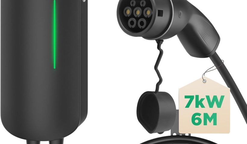Test : morec station de recharge murale 7KW type 2