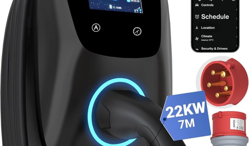 Test : tera chargeur voiture électrique triphasé 22kw