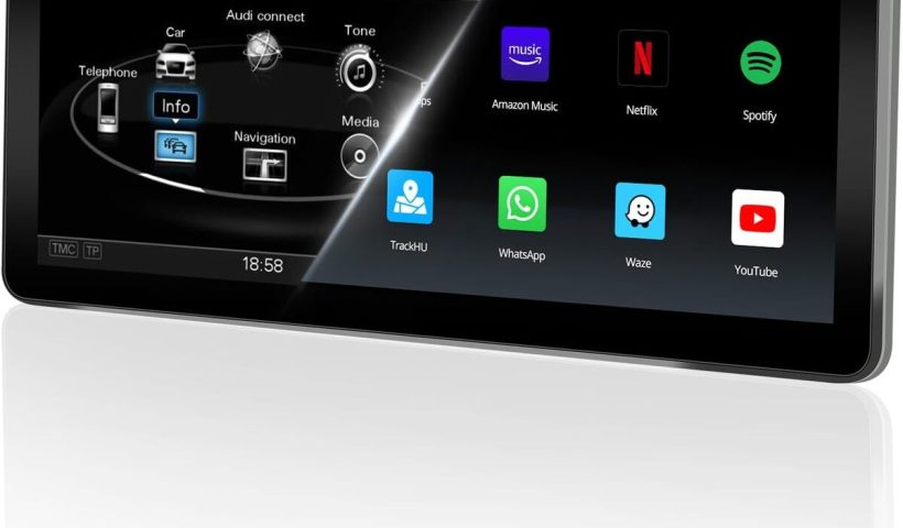Test de l'autoradio Bluetooth ATOTO 12, 3" pour Audi Q5