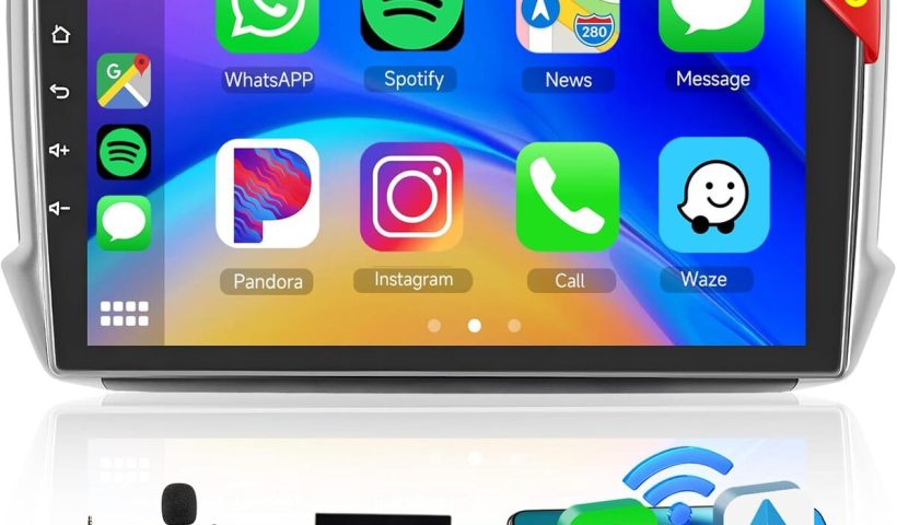 Test de l'autoradio Hodozzy Carplay 10 pouces pour Peugeot 208/2025