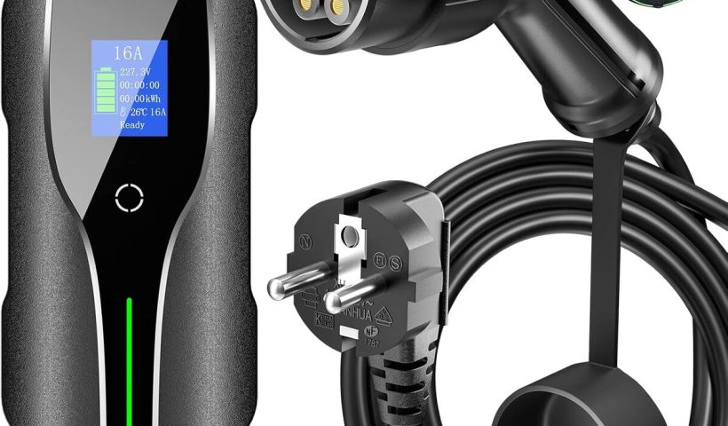 Test du chargeur EV 3.6 KW type 2 avec écran digital