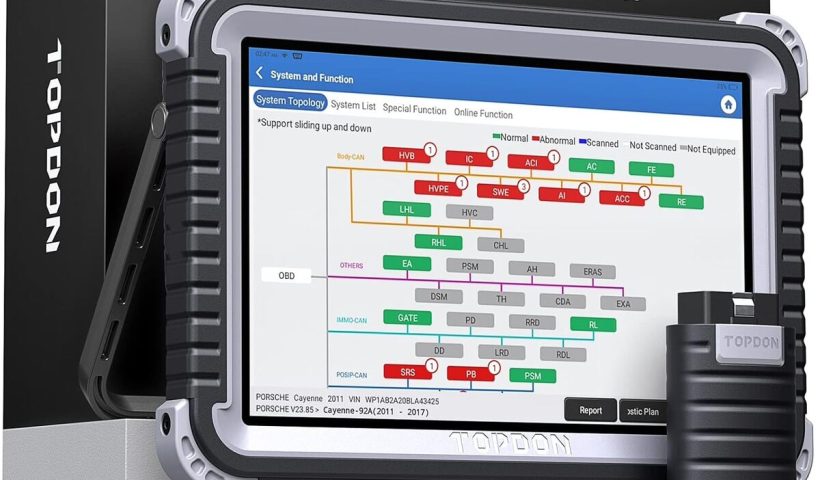 Test du scanner auto multimarque TOPDON Phoenix Plus : diagnostic complet