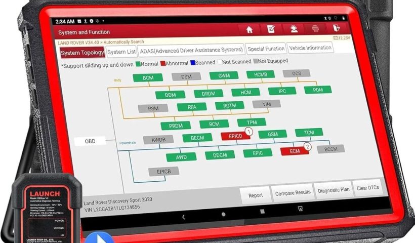 Test Launch X431 PRO3S+ : valise diagnostic auto complète