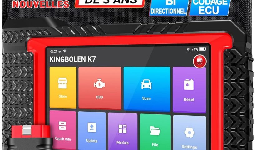 Test complet : valise de diagnostic auto Kingbolen K7 OBD II