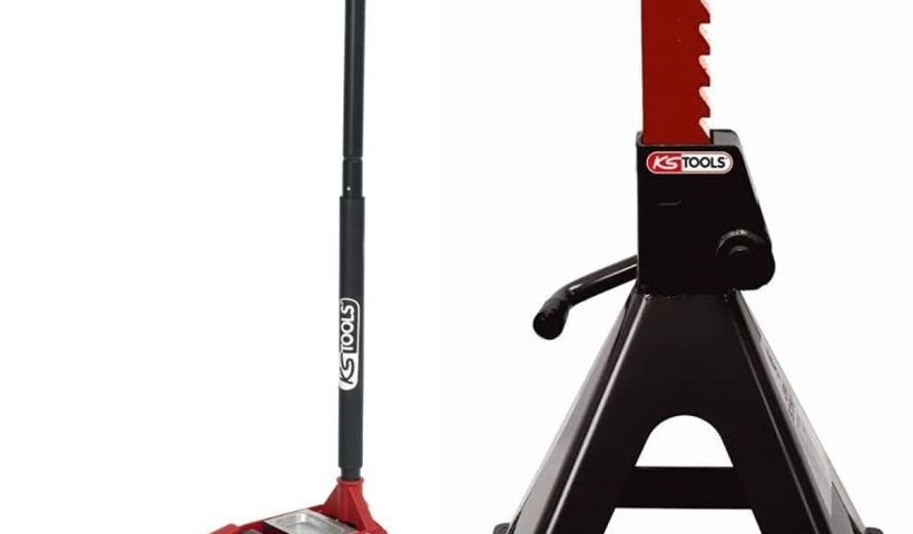Test : cric hydraulique KS Tools 161.0366 et baladeuse Led