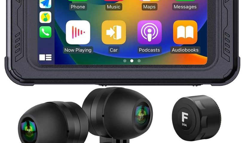 Test : dashcam moto YDI avec carplay, android auto et caméra HD 1080P