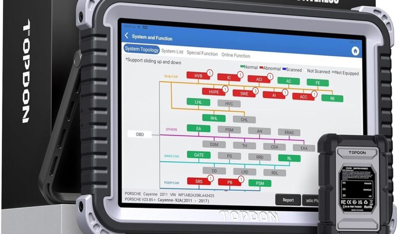 Test de la valise de diagnostic auto TOPDON Phoenix Plus