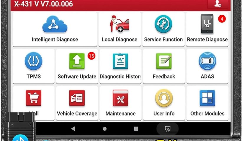 Test de la valise Launch X431 V Pro 4.0 : diagnostic auto bidirectionnel puissant