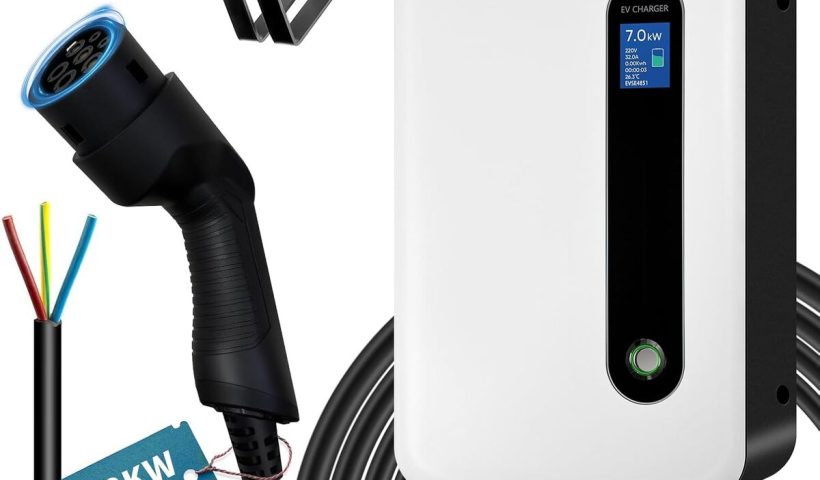 Test du chargeur voiture électrique 22KW Triphasé Wallbox 32A