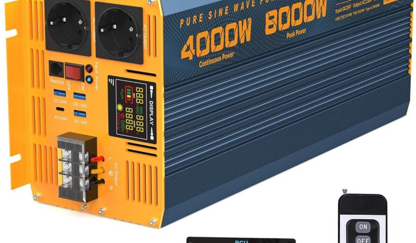 Test du convertisseur 4000 W à onde sinusoïdale pure : efficacité et polyvalence