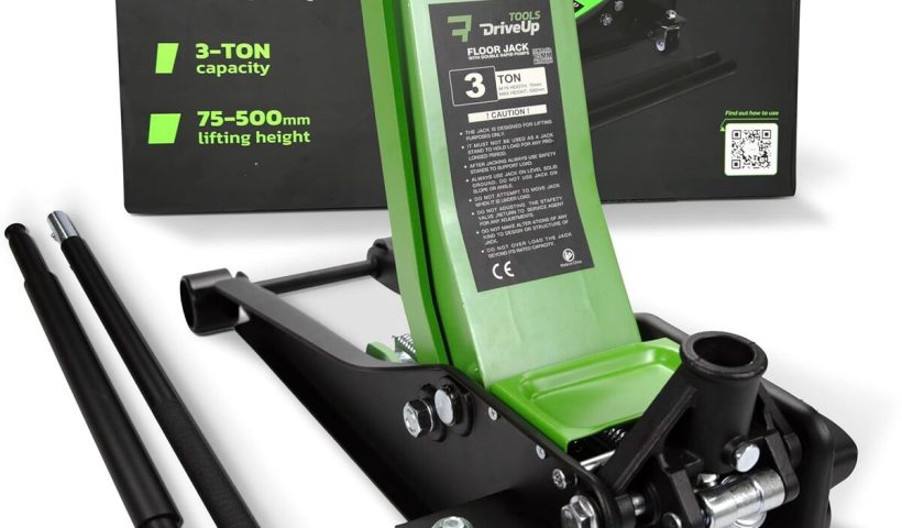 Test du cric hydraulique DriveUpTools : puissance et efficacité à l'épreuve