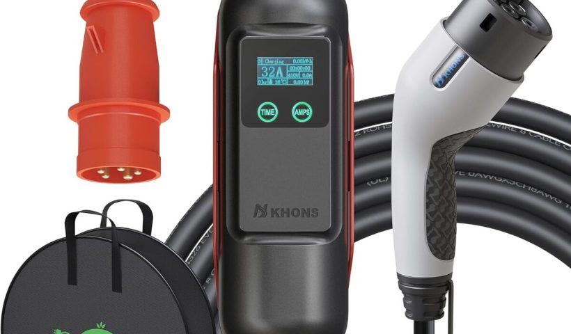 Test : chargeur voiture électrique 22KW Type 2, compatible EV/PHEV