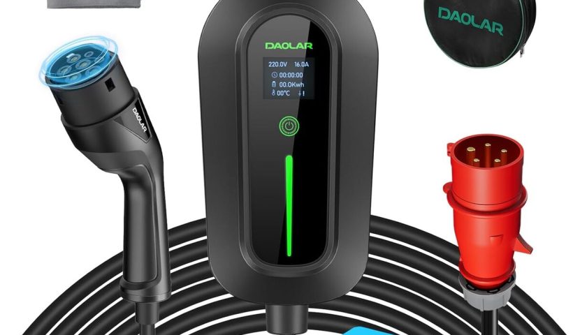 Test : dAOLAR chargeur voiture électrique portable, 11KW