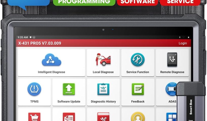 Test de la valise diagnostic auto Launch X431 Pro5 : un outil performant