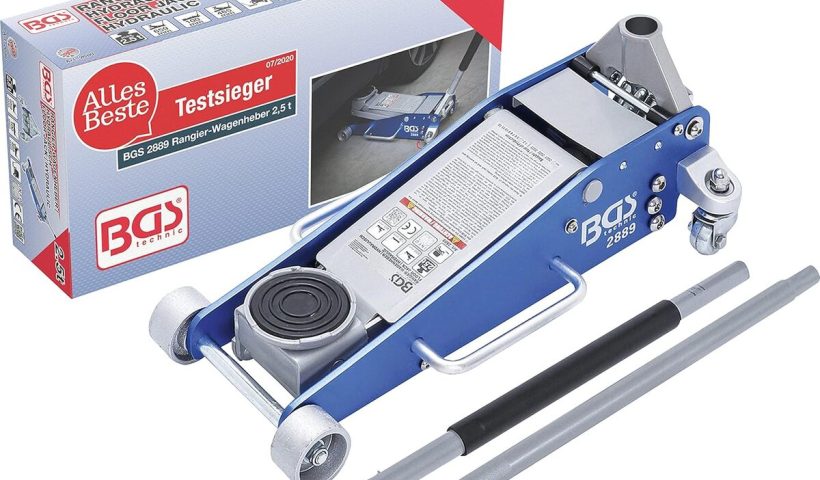 Test du cric rouleur hydraulique BGS 2889 : performance et robustesse