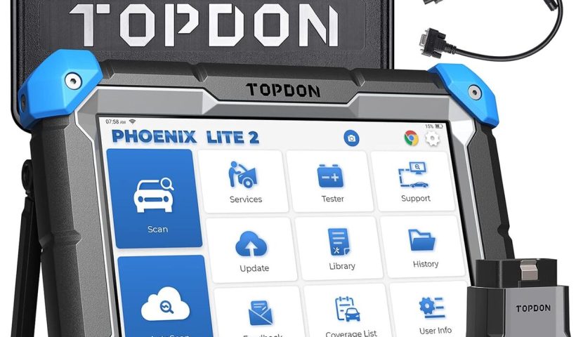Test du TOPDON Phoenix Lite 2 : valise diagnostic auto multimarque complète