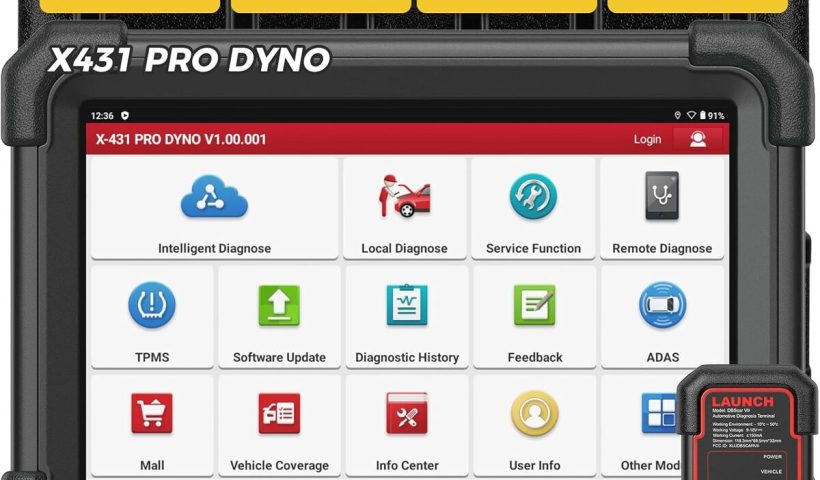 Test : launch X431 Pro Dyno, valise diagnostic auto complète