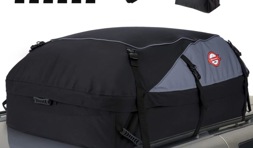 Test coffre de toit voiture 580L 1000D, idéal pour les voyages