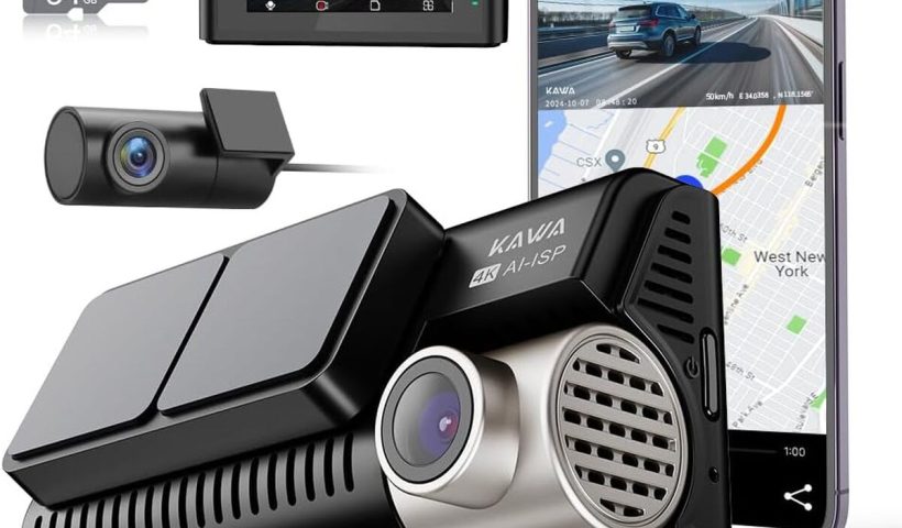 Test de la dashcam D11 avec vision nocturne 4K et GPS intégré