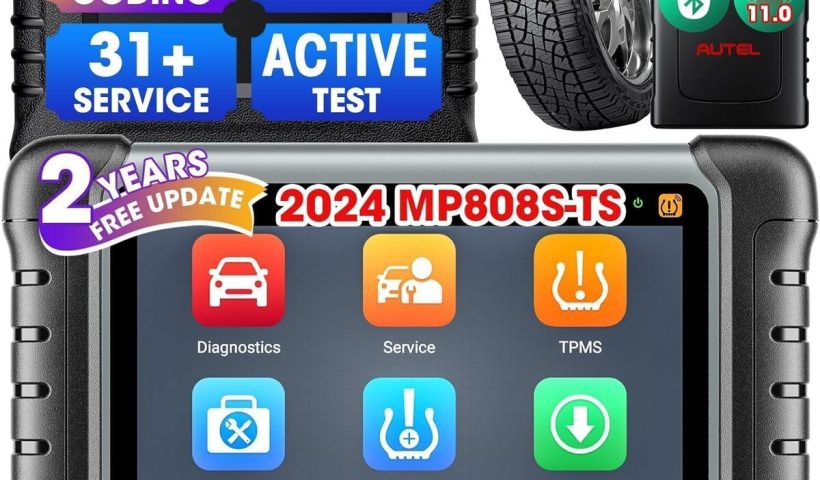Test de la valise diagnostic auto Autel MP808S-TS : codage ECU et TPMS complet