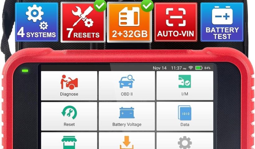 Test de la valise diagnostic Launch CRP123E V2.0 Elite : 4 systèmes et réinitialisations avancées