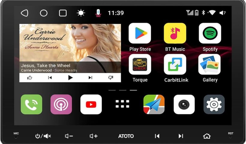Test de l'autoradio ATOTO S8 : carPlay sans fil et Android Auto