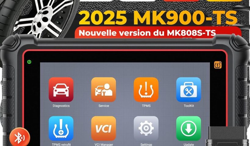 Test du scanner TPMS Autel MaxiCOM MK900-TS : diagnostic avancé et services polyvalents