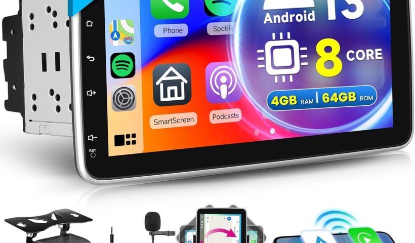 Test : autoradio Android 13 Carplay sans fil 10, 1 pouces