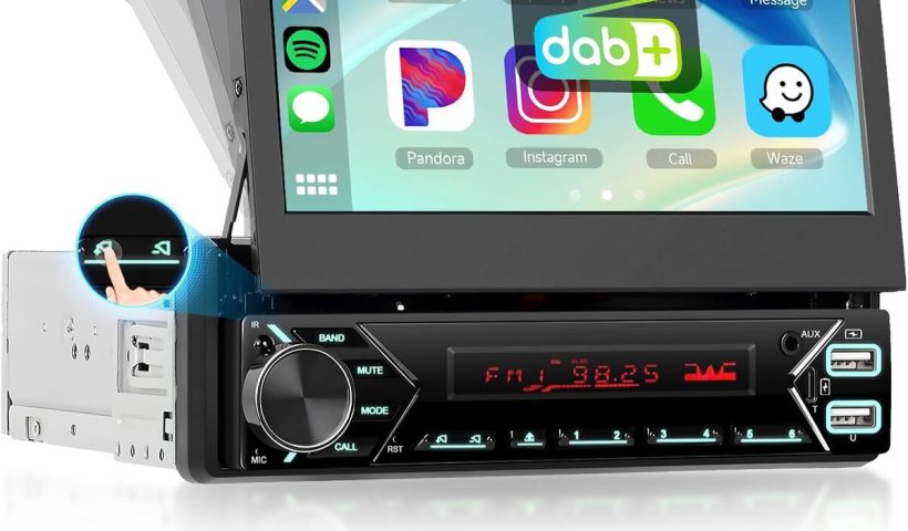 Test : autoradio Hodozzy Dab 1 din avec écran rétractable 7 pouces