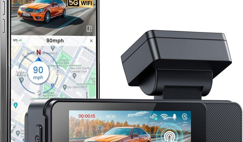 Test : dashcam GKU 4K avant/arrière avec WiFi et GPS