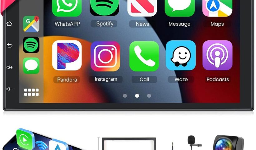 Test de l'autoradio Hodozzy 2G+64G Android 2 Din Carplay : écran tactile 7 pouces et caméra de recul