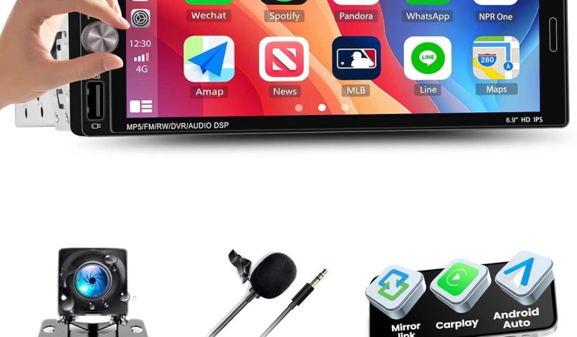 Test de l'autoradio Sixtop 1 DIN avec écran tactile 6, 9'' et carplay