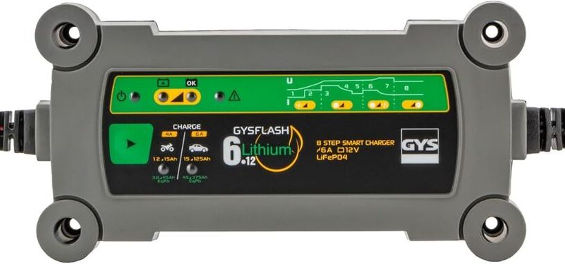 Test du chargeur GYS GYSFLASH Lithium 6.12 pour batteries 12V