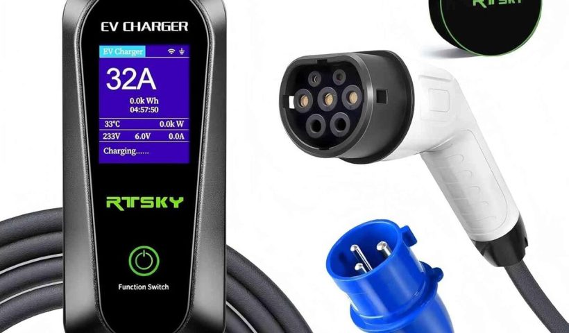Test du chargeur voiture RTSKY 7kW : puissance ajustable et compatibilité étendue