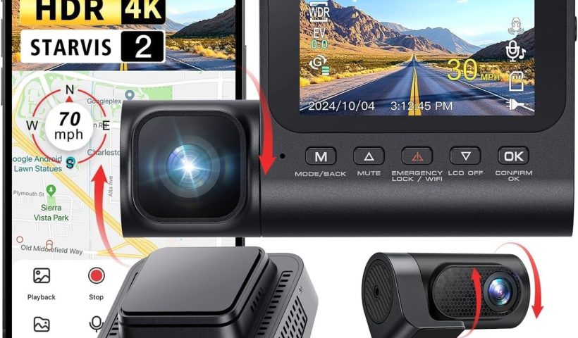 Test Jzones Dashcam 4K Triple Caméra