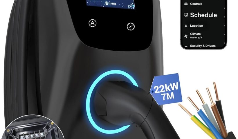 Test Tera EV chargeur intelligent 22 kW modèle W01
