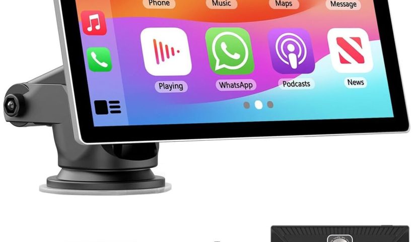 Test YOKEOMA Carplay écran stéréo portable 9 pouces avec caméra 4K