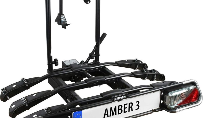 Test du Eufab Amber III : porte-vélos plateforme pour 3 vélos