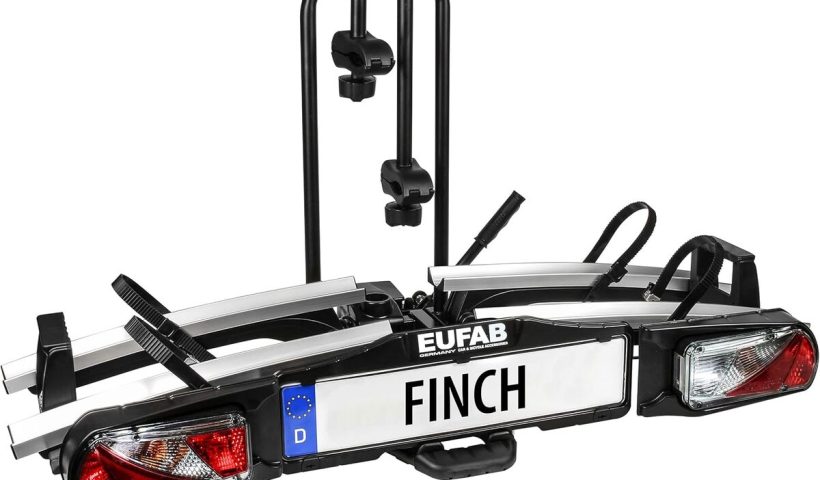 Test : porte-vélos EUFAB 11584 Finch argenté/noir pour 2 vélos