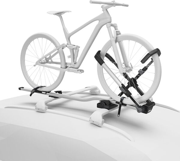 Thule UpRide, Porte-vélos de toit vertical universel sans contact avec le cadre